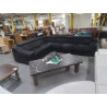 SALON D ANGLE MICROFIBRES NOIRES