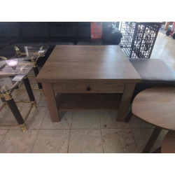 TABLE BASSE CARREE 1 TIROIR 