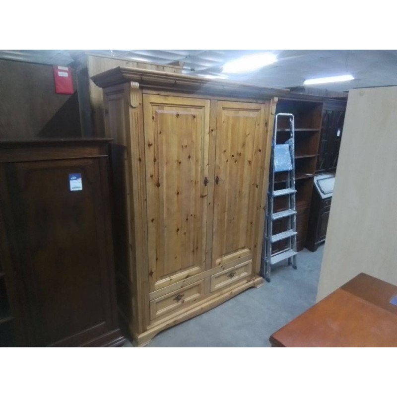 GARDE ROBES 2 PORTES EN PIN