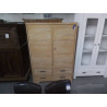 MEUBLE BAR HAUT MODERNE 2 PORTES 4 TIROIRS 