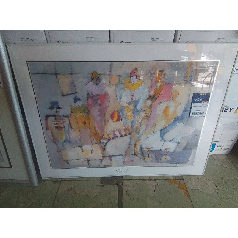 REPRO ENCADREE CLOWNS