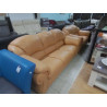 SALON  3+2 CUIR ABRICOT