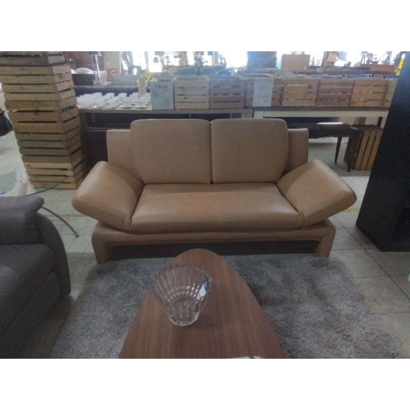 CANAPE 2 PLACES CUIR 