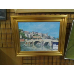 HUILE SUR TOILE VUE DE...