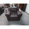 FAUTEUIL CLUB CUIR BRUN ITALSOFA