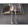 SERIE DE 6 CUILLERES ET 6 FOURCHETTES CHRISTOFLE