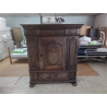 ARMOIRE ANCIENNE 1 PORTE CHENE MASSIF 