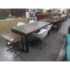 TABLE RECTANGULAIRE BOIS ET METAL 