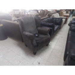 BERGERE TISSU GRIS FONCE 