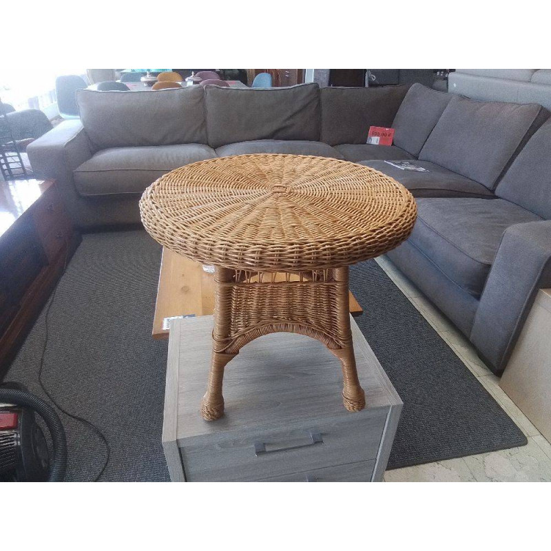 TABLE D APPOINT RONDE EN OSIER
