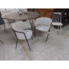 CHAISES MODERNES DESIGN BOUCLETTES LOT DE 4
