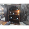BIBLIOTHEQUE BOIS EXOTIQUE MASSIF POLYCHROME INDONESIEN