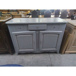 BUFFET BAS PEINT EN GRIS