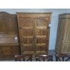 ARMOIRE 2 PORTES EN PIN MASSIF