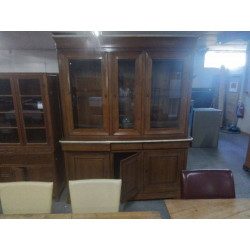 BUFFET 2 CORPS VITRE MERISIER 