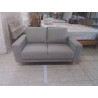 CANAPE 2 PLACES TISSU GRIS 