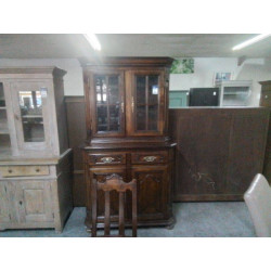 BUFFET 2 CORPS VITRE CHENE...