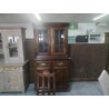 BUFFET 2 CORPS VITRE CHENE FONCE