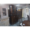 BUFFET 2 CORPS VITRE CHENE FONCE