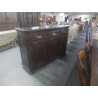 DRESSOIR 3 PORTES 3 TIROIRS CHENE FONCE 