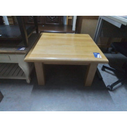TABLE BASSE CARREE CHENE CLAIR 