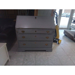 SECRETAIRE BOIS MASSIF PATINE