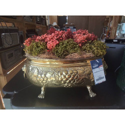 JARDINIERE METAL REPOUSSE