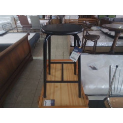 TABOURET METAL NOIR