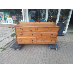 COMMODE 7 TIROIRS IKEA EN PIN