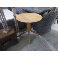 GUERIDON MODERNE BOULEAU 